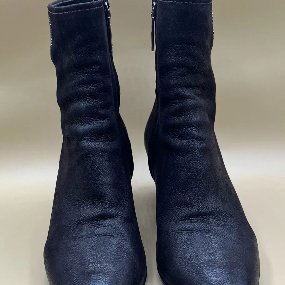 Prada Brown Leather Ankle Boots. Size 38 US 8 - Picture 5 of 12
